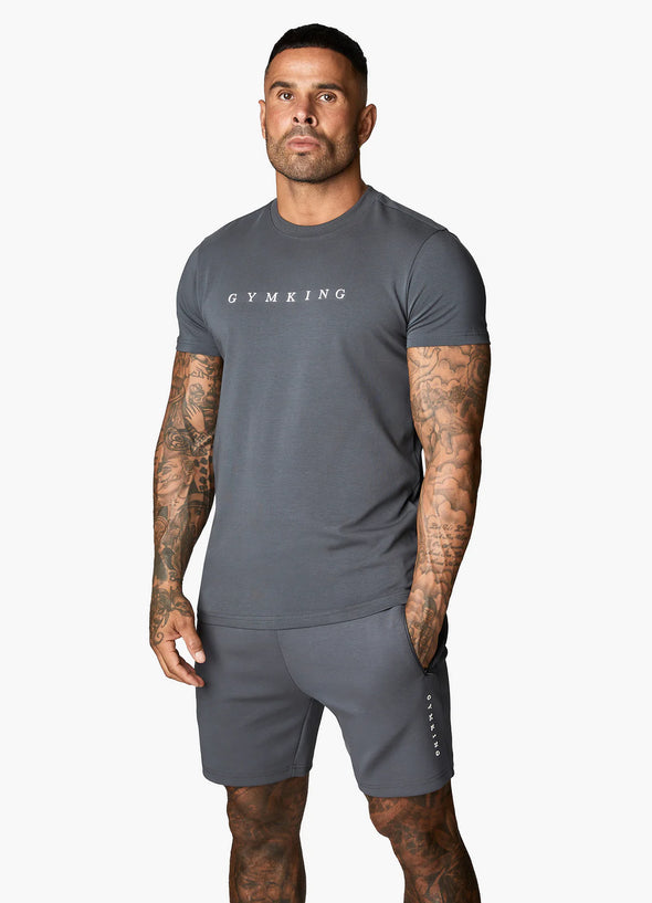 GYM KING LINEAR PRINT TEE