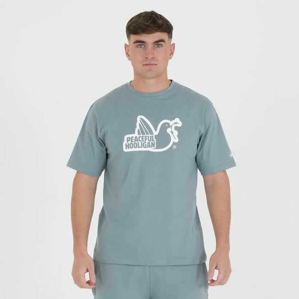 PEACEFUL HOOLIGAN OUTLINE T- SHIRT