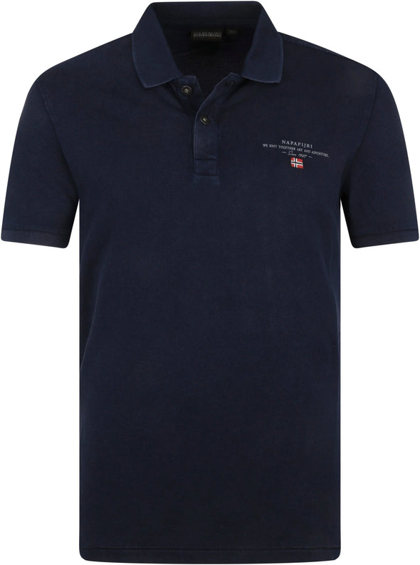 NAPAPIJRI ELBASS SS 4 POLO BLU MARINE