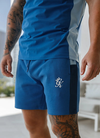 GYMKING CONTRAST PANEL FLEECE SHORTS