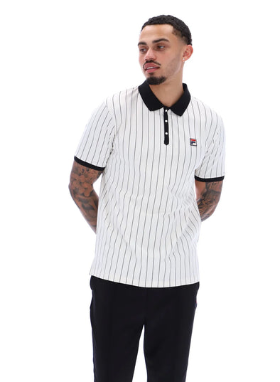 FILA BB1 CLASSIC VINTAGE STRIPED POLO
