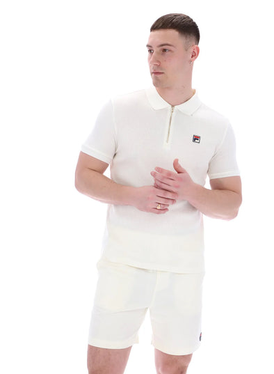 FILA BENJAMIN MIRCO WAFFLE POLO TOP