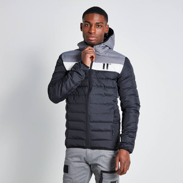 11 DEGREES COLOUR BLOCK SPACE JACKET