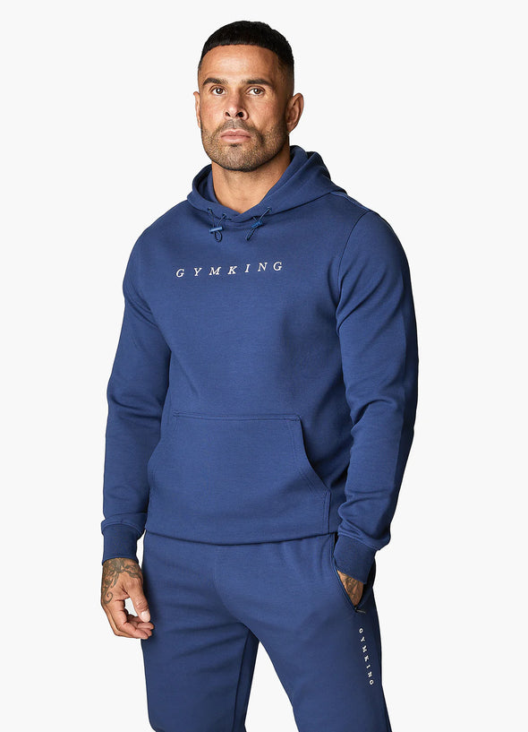 GYM KING LINEAR PRINT INTERLOCK HOOD