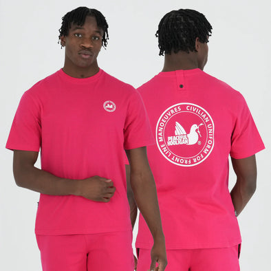 PEACEFUL HOOLIGAN CIV UNI T-SHIRT