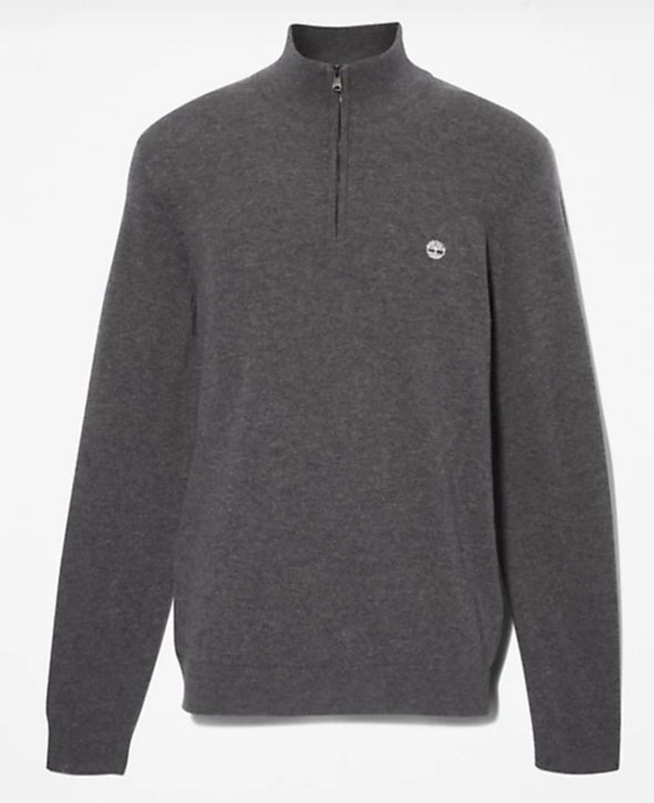 TIMBERLAND MRINO 1/2 ZIP SWEATER