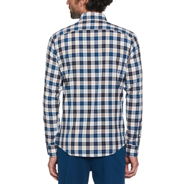 PENGUIN COTTON LYO YD PLAID SHIRT