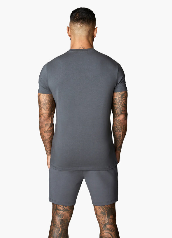GYM KING LINEAR PRINT TEE