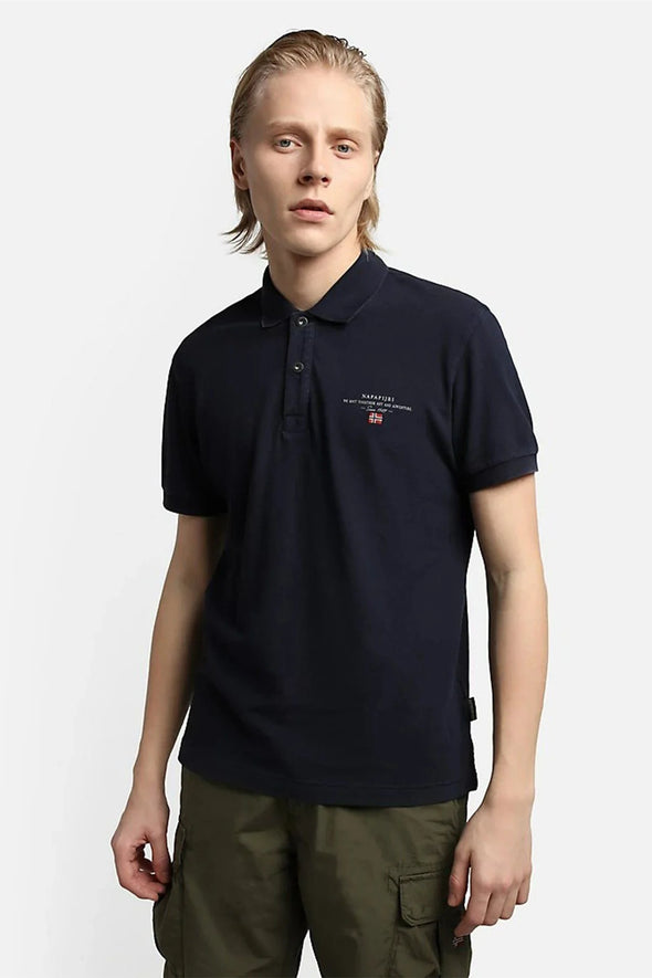 NAPAPIJRI ELBASS SS 4 POLO BLU MARINE