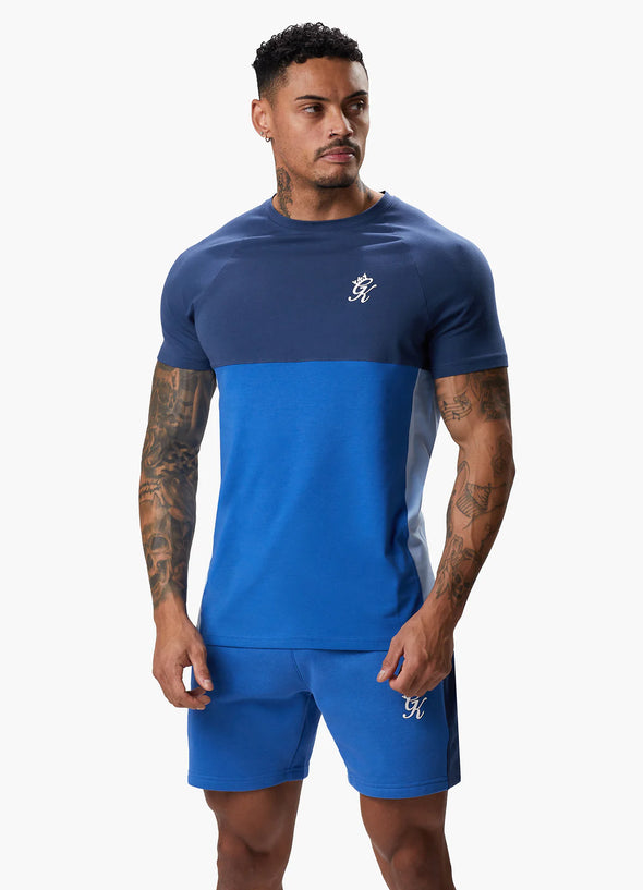 GYMKING CONTRAST PANEL JERSEY TEE