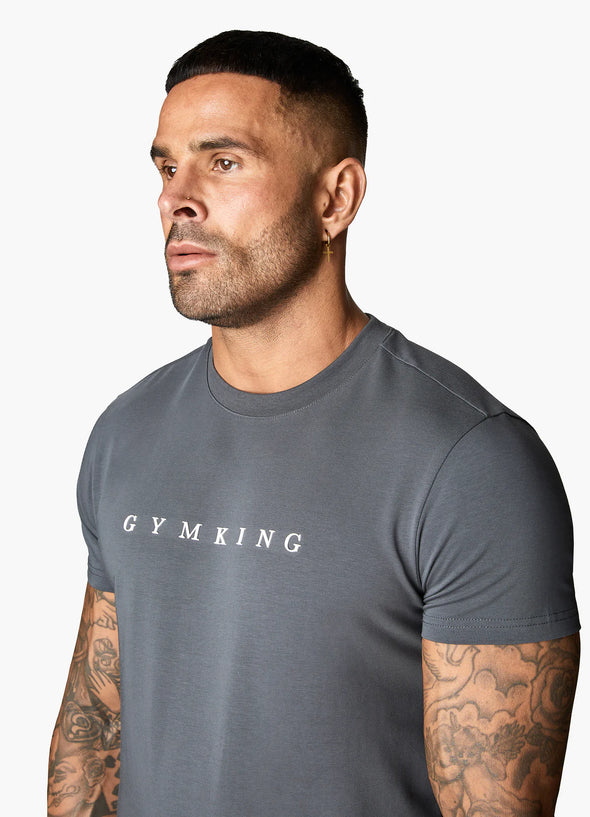 GYM KING LINEAR PRINT TEE