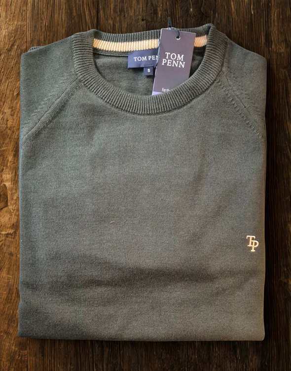 TOM PENN TP-069K CREW NECK JUMPER