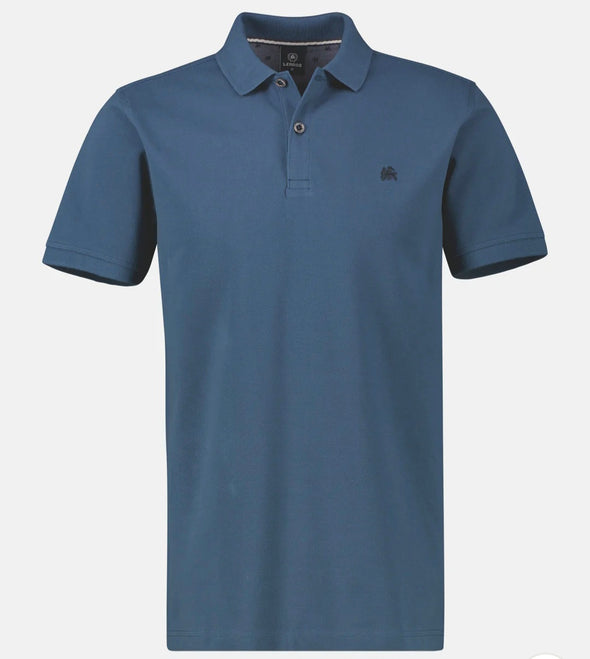 LERROS TWO BUTTON POLO TOP