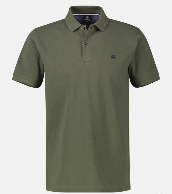 LERROS TWO BUTTON POLO TOP
