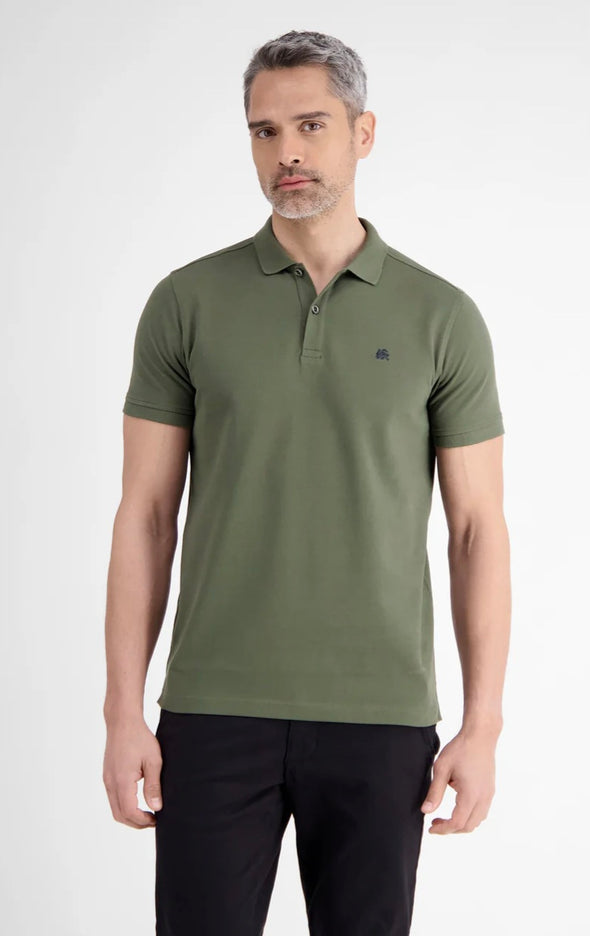 LERROS TWO BUTTON POLO TOP