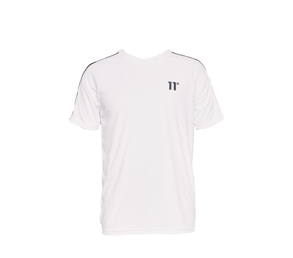 11 DEGREES SLEEVE PANELTAPED T-SHIRT