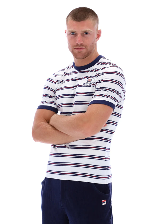 FILA SANTIAGO STRIPE RINGER TEE