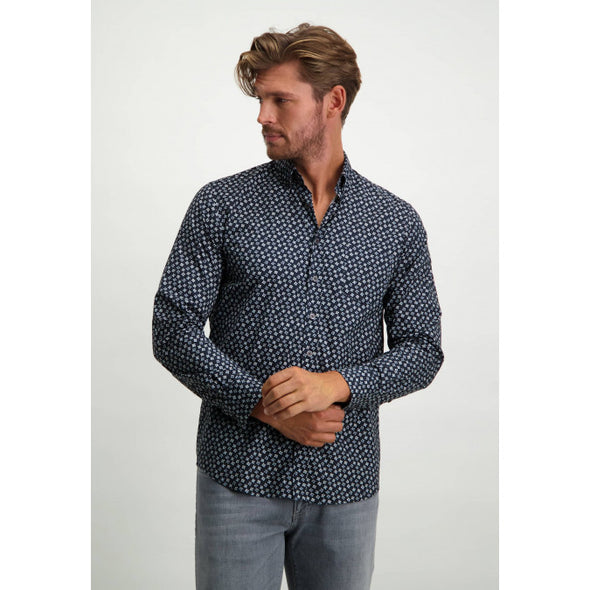 STAE OF ART SHIRT PRINT DARK BLUE/SILVER