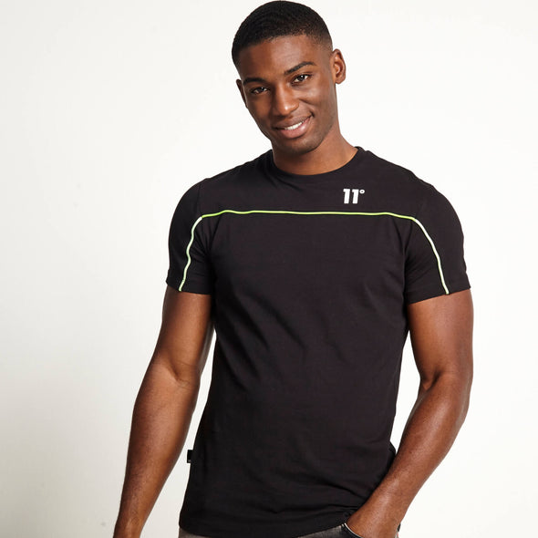 11 DEGREES GRADIENT PIPING T-SHIRT