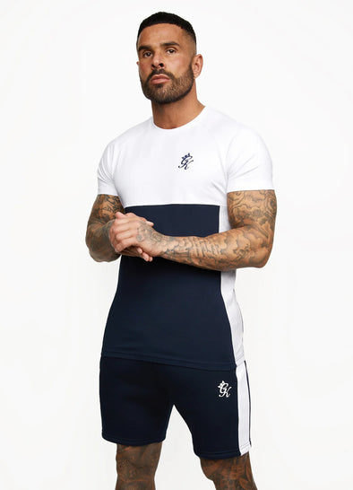 GYM KING CONTRAST PANEL T-SHIRT