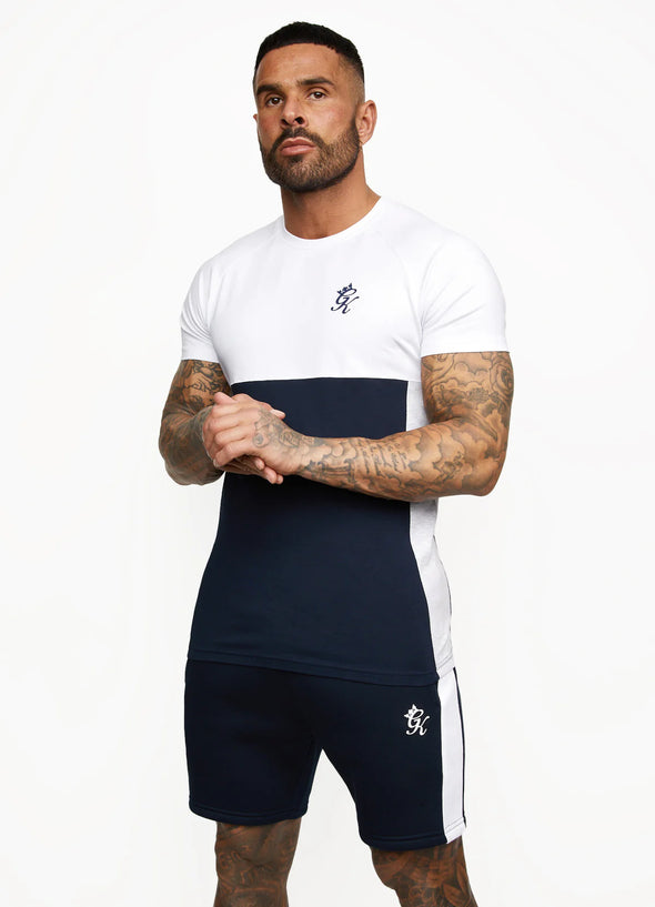 GYM KING CONTRAST PANEL T-SHIRT