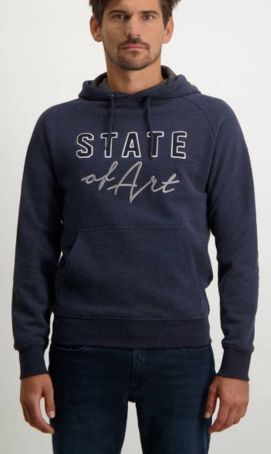 STATE OF ART LOGO PRINT HOODIE