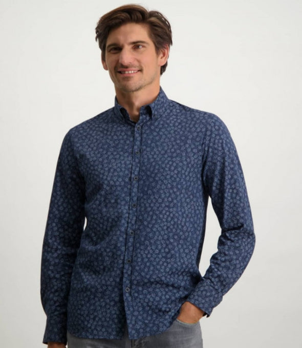 STATE OF ART FLORAL PRINT LS SHIRT