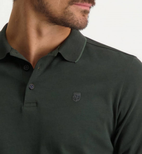 STATE OF ART LONG SLEEVE POLO TOP