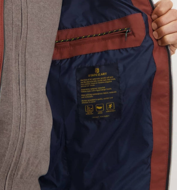 STATE OF ART LIGHT QUILT CASUAL JACKET