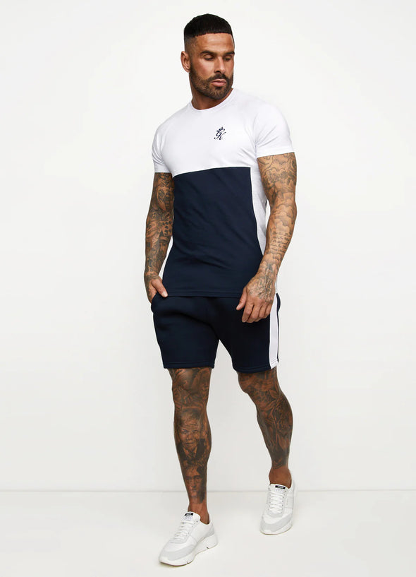 GYM KING CONTRAST PANEL SHORTS