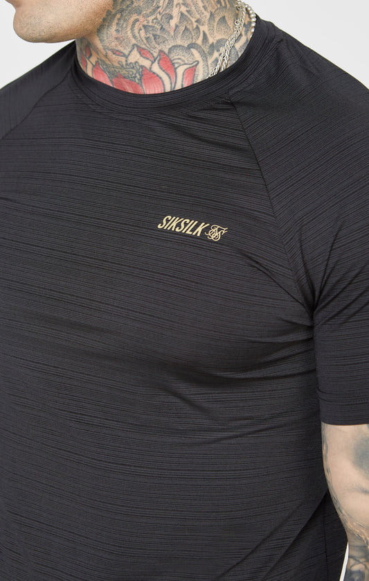 SIKSILK SPORTS TEXTURED LOOK T-SHIRT