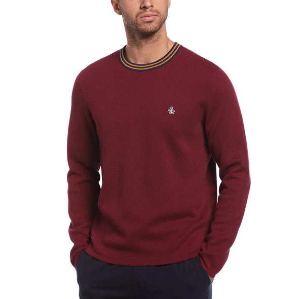 PENGUIN KNIT CREW NECK SWEAT
