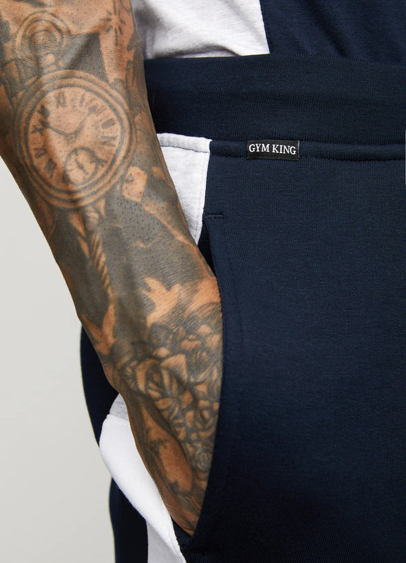 GYM KING CONTRAST PANEL SHORTS