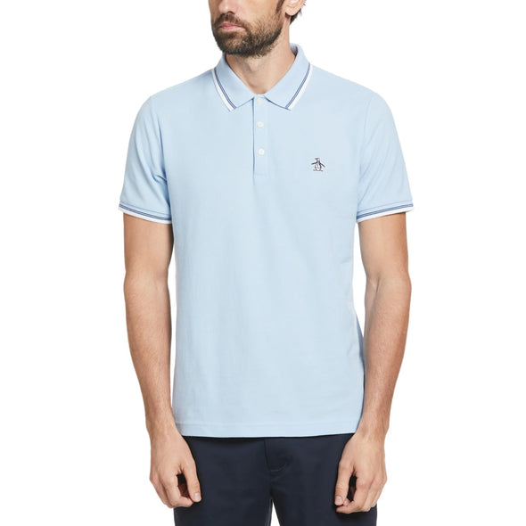 PENGUIN TIPPED POLO ORG PIQ POLO