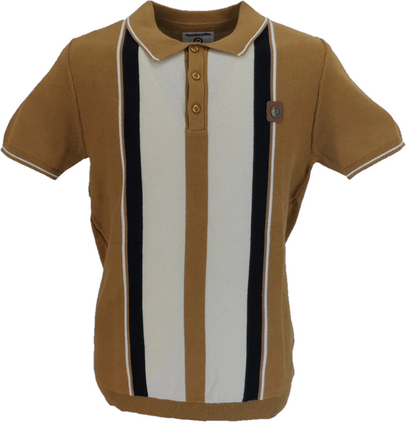 LAMBRETTA STRIPED SS KNIT POLO GRECO