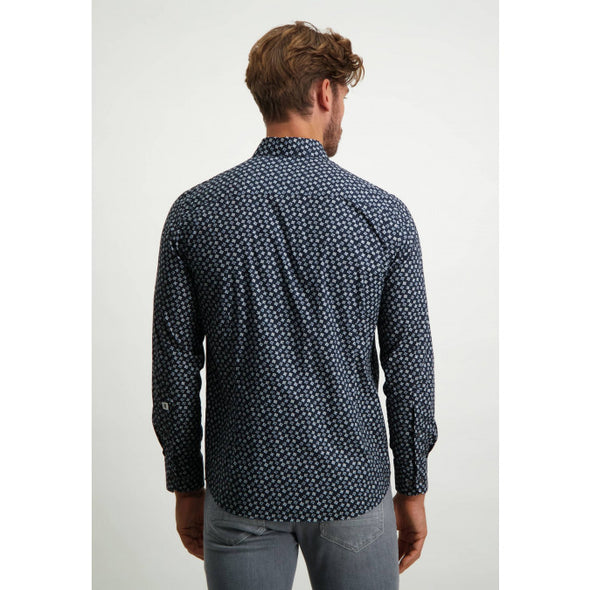 STAE OF ART SHIRT PRINT DARK BLUE/SILVER