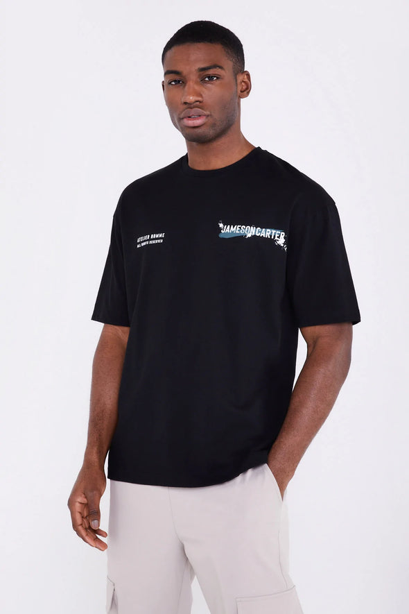 JAMESON CARTER OVERSIZED T-SHIRT PAINT