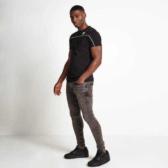 11 DEGREES GRADIENT PIPING T-SHIRT