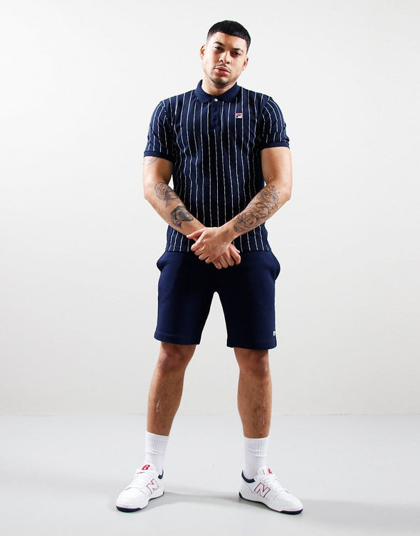 FILA EVO YARN DYE PIN STRIPE POLO