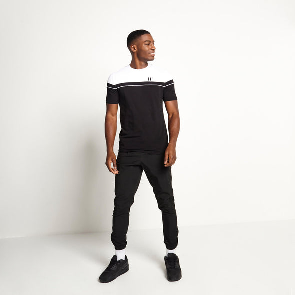 11 DEGREES PIPED CUT AND SEW T-SHIRT