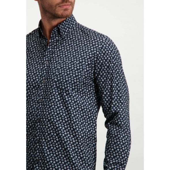 STAE OF ART SHIRT PRINT DARK BLUE/SILVER