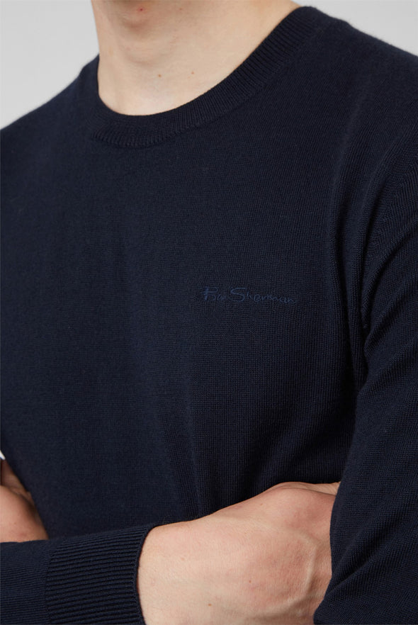 BEN SHERMAN SIGNATURE KNITTED CREW