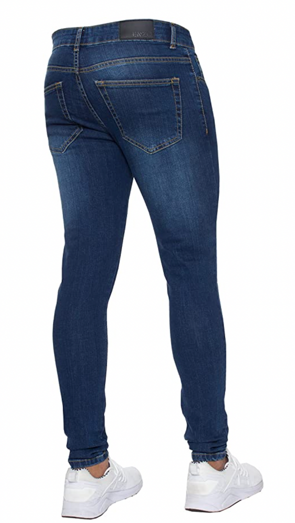 ETO SKINNY JEANS MID STONE WASH REGULAR